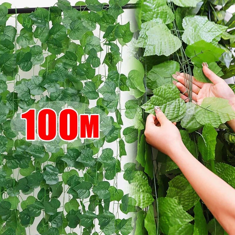 Artificial Ivy Leaf Garland Hanging Greenery Decor for Home Garden and Events