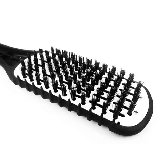 Double-Sided Nylon Hair Straightening Brush – V-Shaped Blow Dry Styling Comb Tool