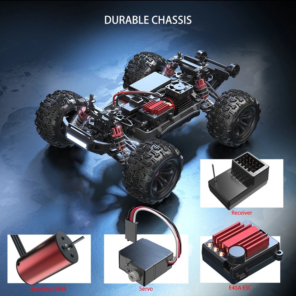 Hyper GO 1/16 Scale Brushless RC Car – High-Speed 4WD Off-Road Racing Truck