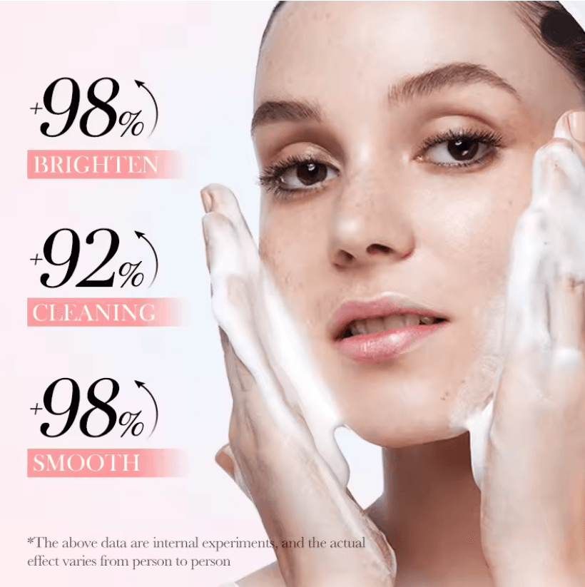 Vitamin C Face Wash with Q10 Brightening and Moisturizing Cleanser for Daily Skincare