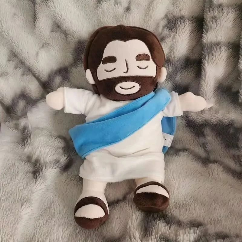 Soothing Breathing Jesus Plush with Light and Music