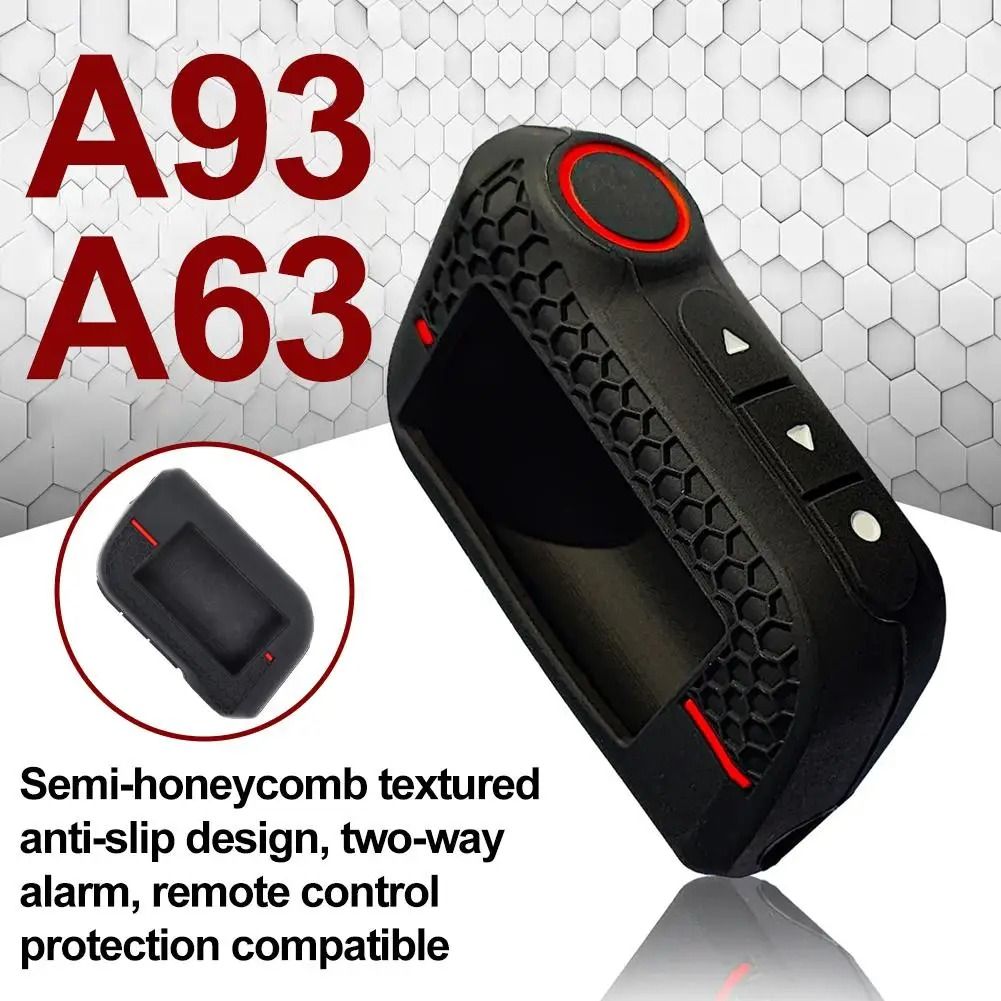 A93 Bidirectional Alarm Honeycomb Key Protective Case Car Key Cover