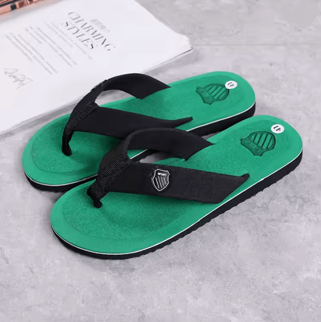 CoastFlex Mens Casual Flip Flops Non Slip Summer Beach Slides