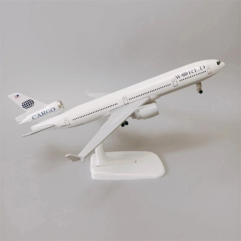 Alloy MD11 Airplane Model with Landing Gear Display