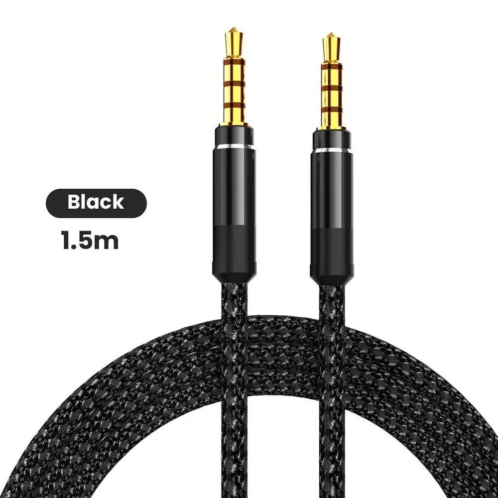 Universal 3.5mm Male-to-Male Auxiliary Audio Cable
