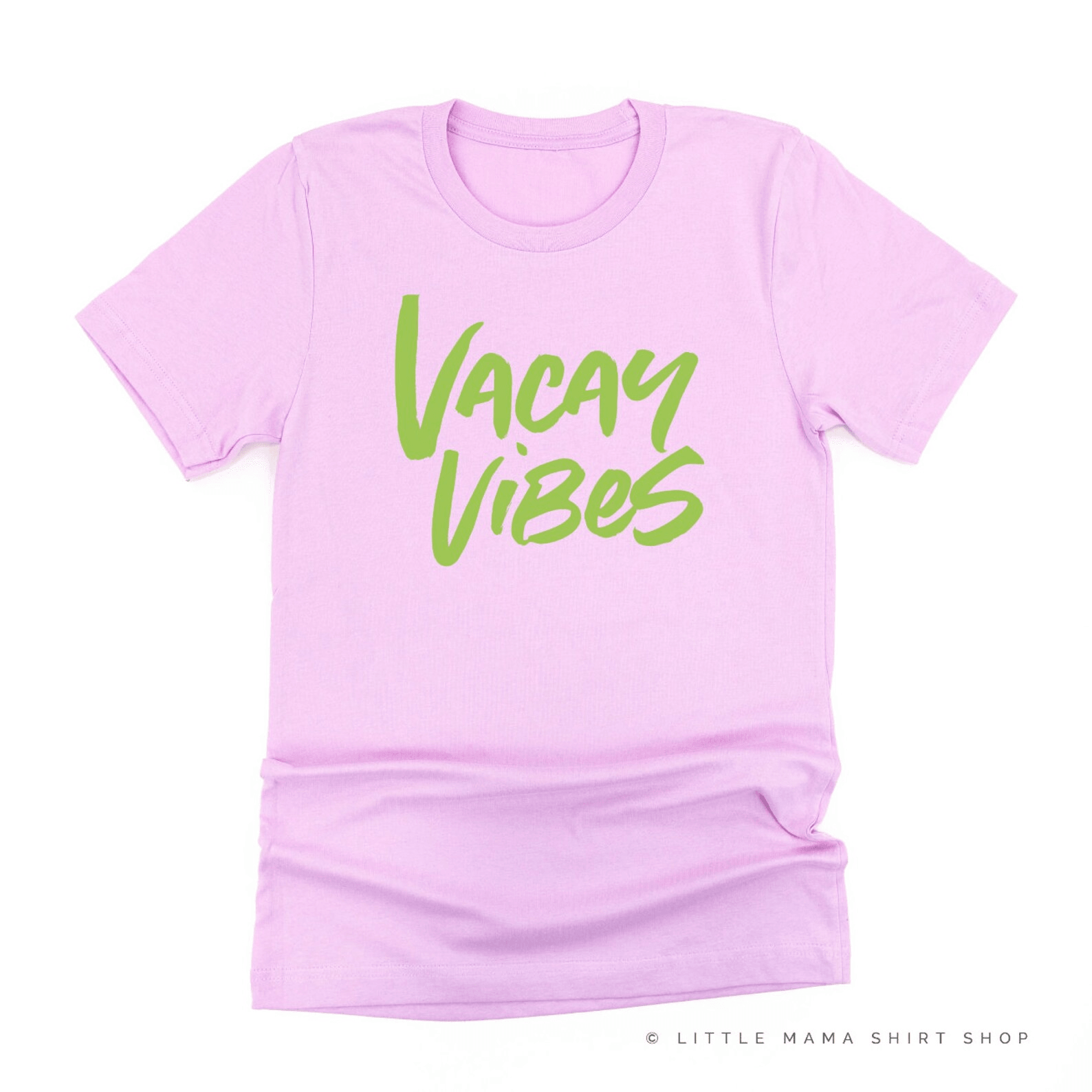 Vacay Vibes Neon Shirt Summer Vacation Graphic Tee Beach Vibes Travel Shirt