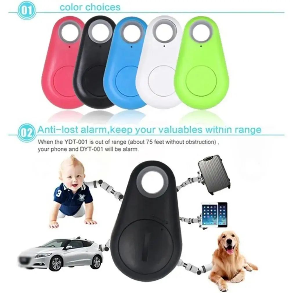 Bluetooth Key Finder Smart Locator Tag – Mini Anti-Lost Tracker for Keys, Kids & Bags (iOS/Android)