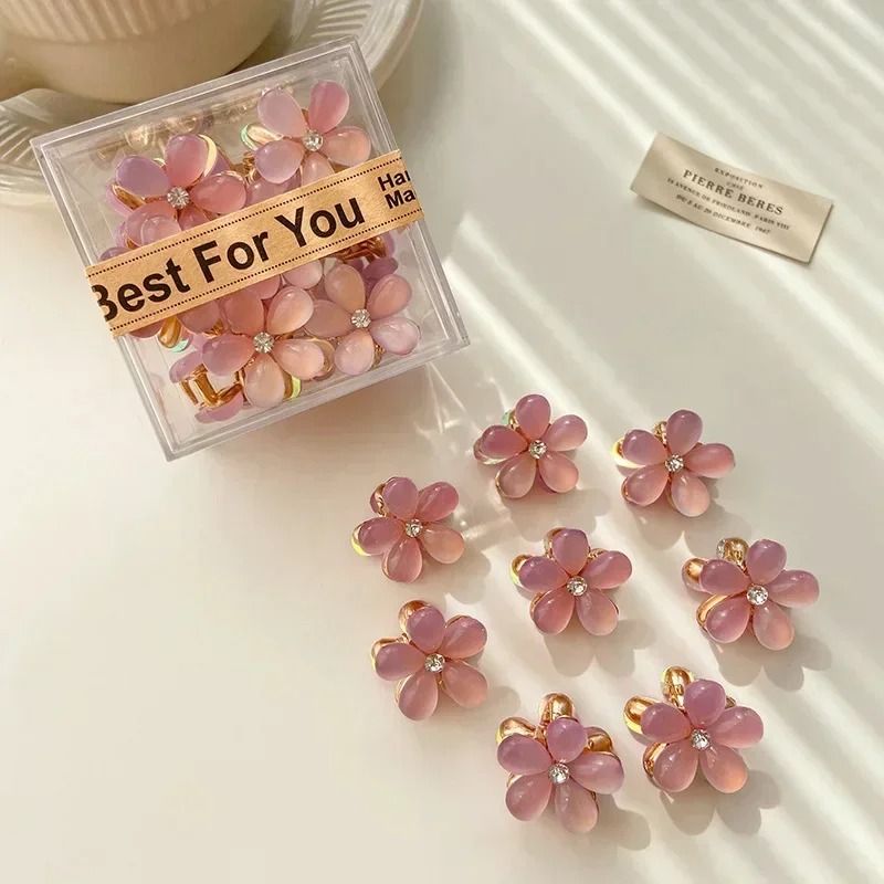 Sweet Opal Garden Mini Flower Hair Claws  10 Piece Set