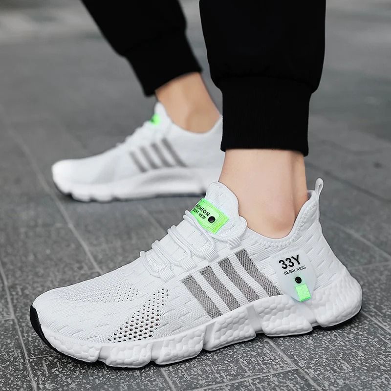 Mens Breathable Mesh Lightweight Walking and Running Sneakers