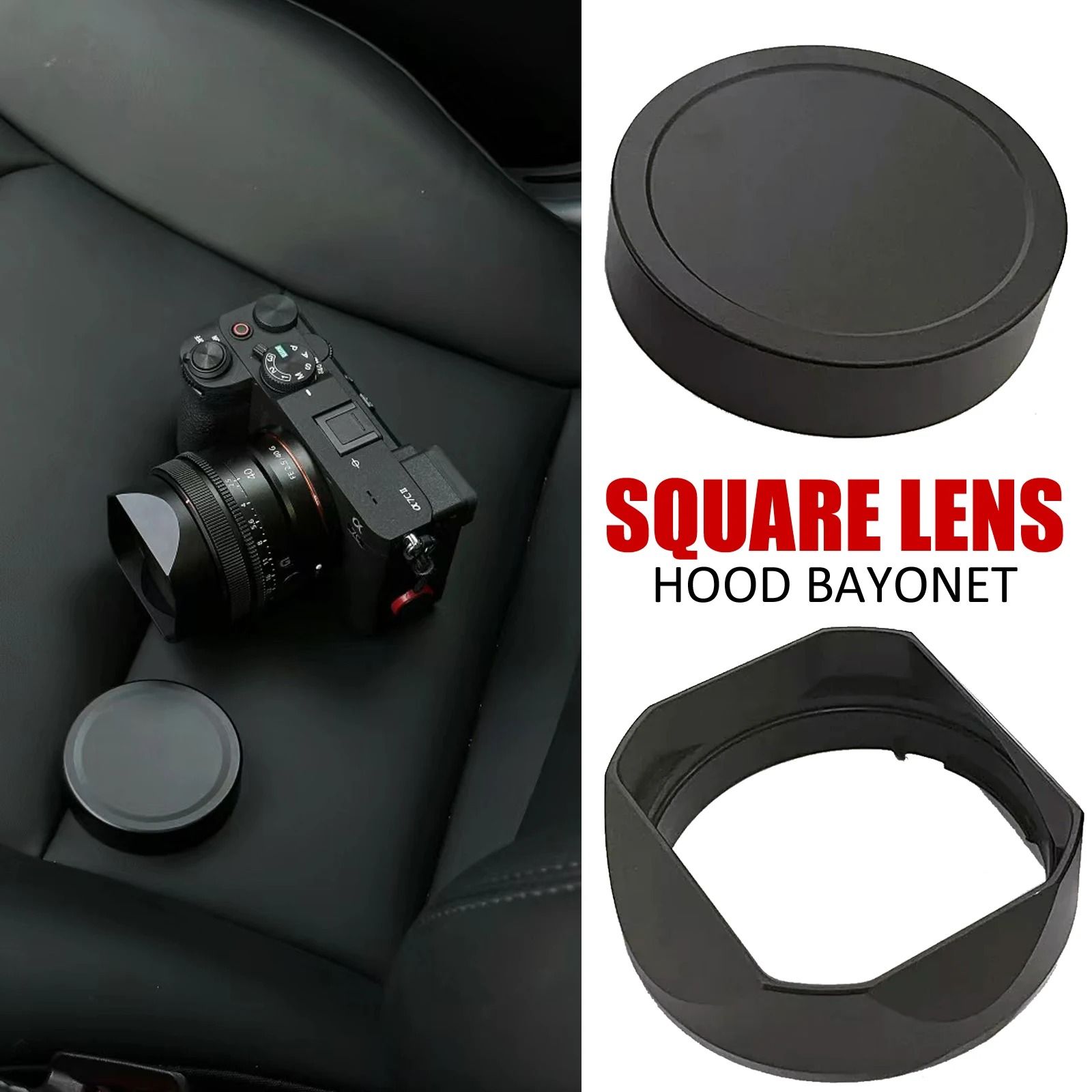 Square Bayonet Lens Hood