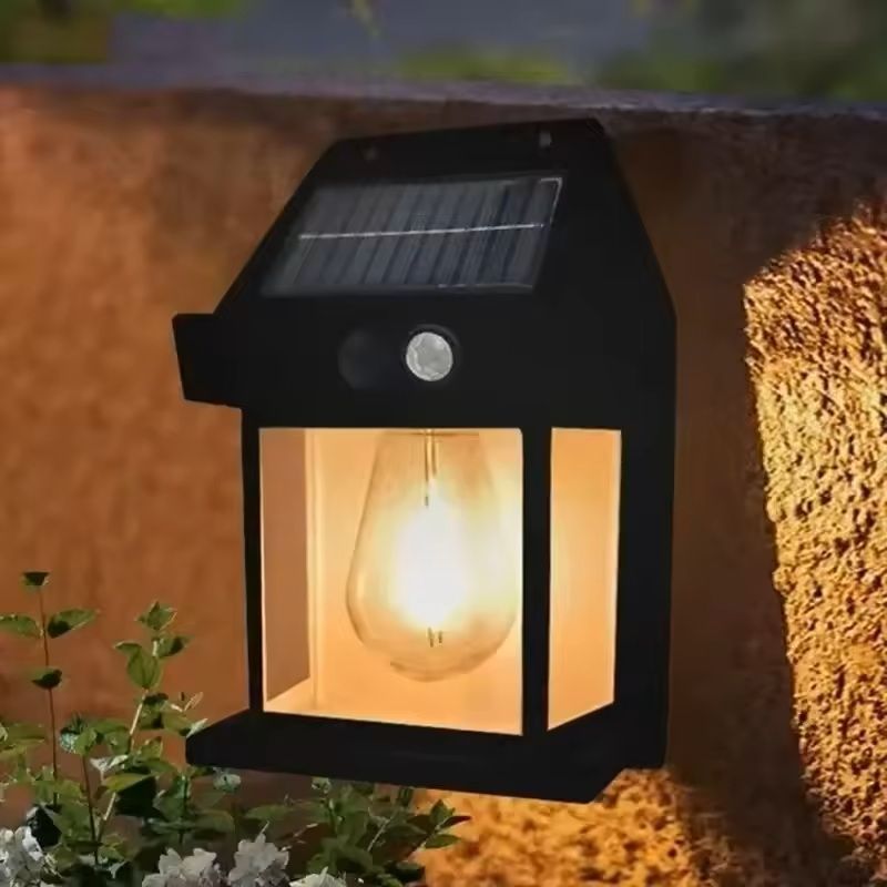 Powerful LED Solar Street Light Outdoor Waterproof Garden Lamp for Wall or Fence Mounting