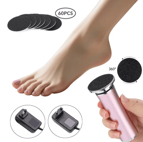 HeelRenew Pro Electric Foot Callus Remover Pedicure Tool Kit