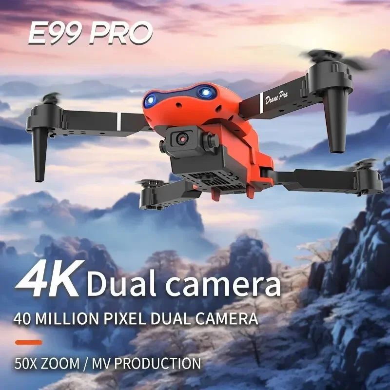 E99Pro 4K WiFi FPV Foldable RC Drone with HD Camera