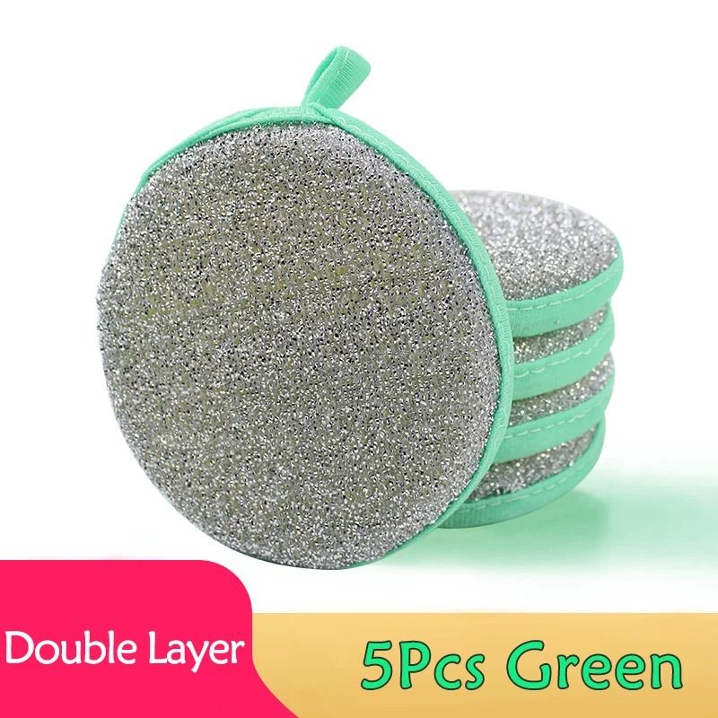 Double Sided Dish Sponge Dishwashing Sponge Set Non Scratch Pan Pot Scrubber