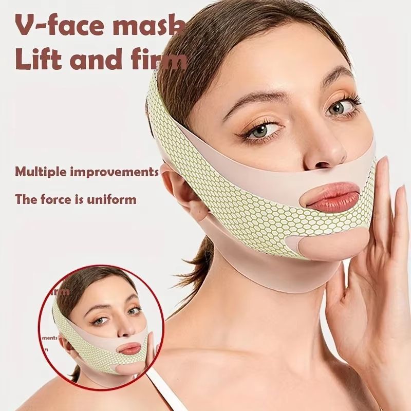Face-Lift Sleep Face V Shaper – Facial Slimming Bandage to Reduce Double Chin and Shape Jawline
