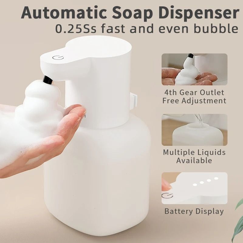 Wall Mounted Automatic Foam Soap Dispenser Rechargeable Touchless Hand Wash Machine