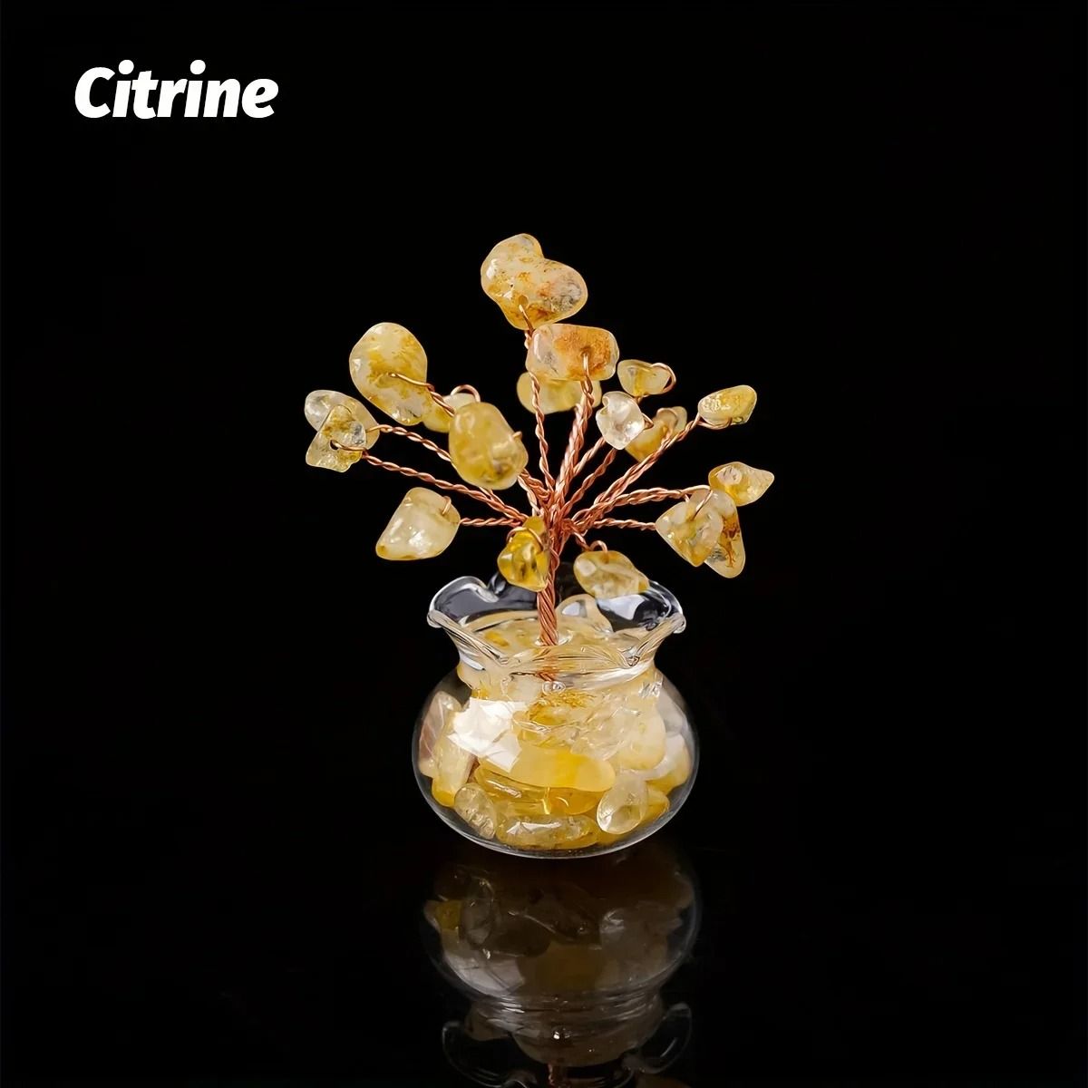 Amethyst Crystal Tree Handmade Healing Stone Home Decor