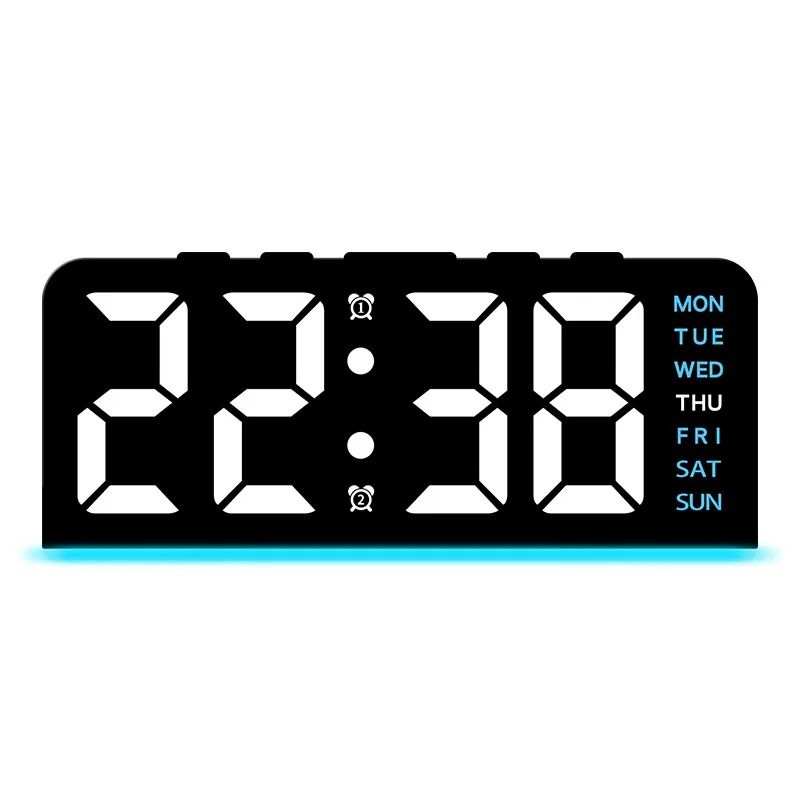 Digital LED Smart Alarm Clock with Dual Alarms & Snooze
