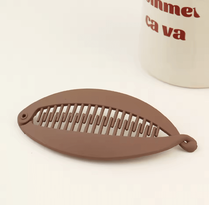 Matte Fish Shape Hair Claw Clip