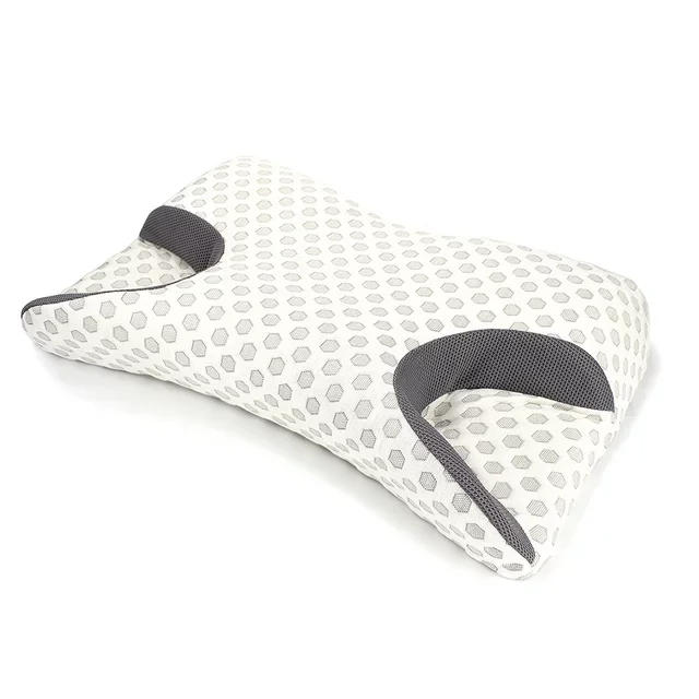 Ergonomic CPAP Pillow Memory Foam Contour Support for Sleep Apnea Mask Comfort and Pressure Relief