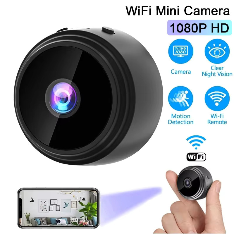 Wifi Mini Camera, Smart Home Surveillance, Wireless Remote Night Vision, HD Mini DV Cam for Security Video Monitoring