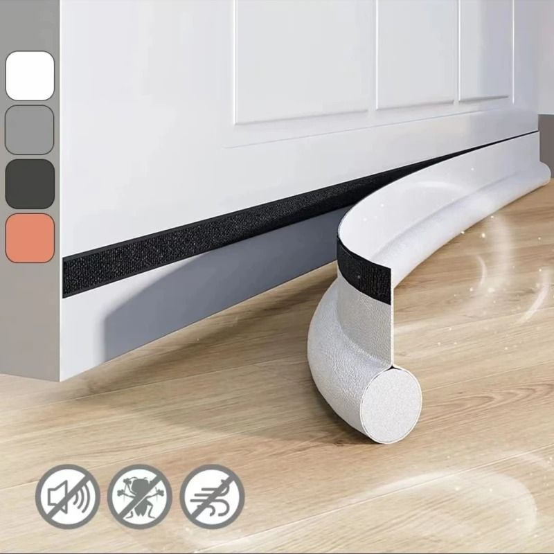 Door Bottom Seal Strip Weatherstrip for Draft Protection and Sound Insulation