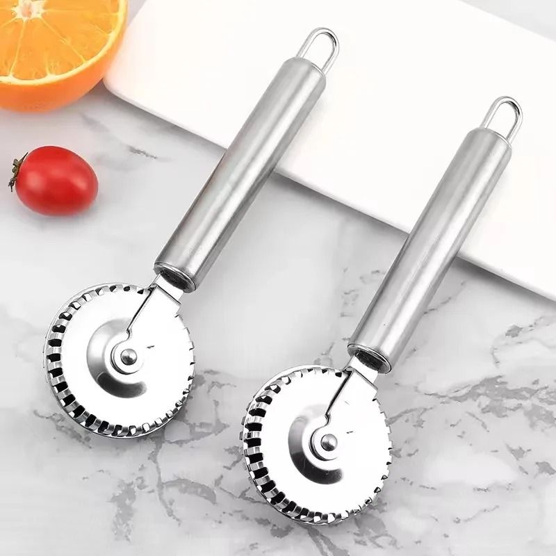 Stainless Steel Ravioli And Pastry Dough Cutter Wheel
