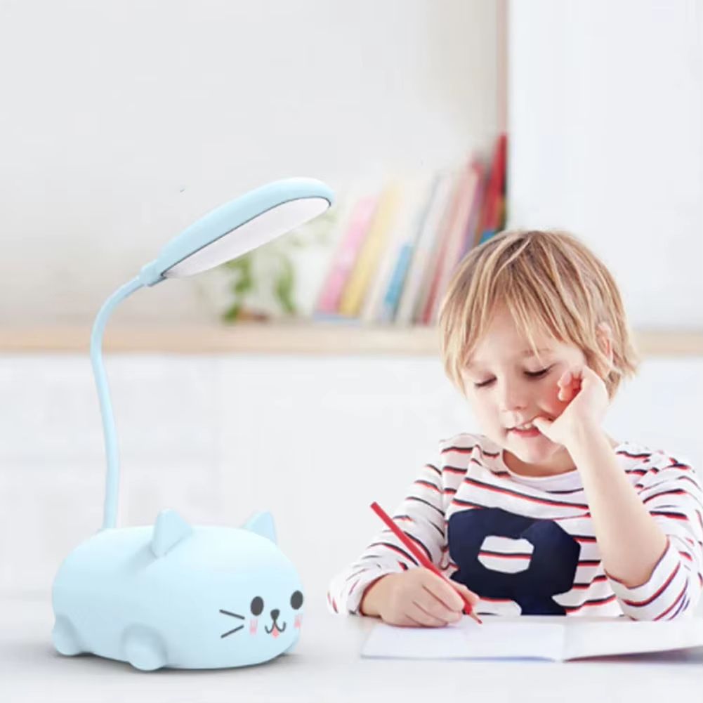 Cute Pet Pig USB Rechargeable Folding LED Night Light Bedside Study Lamp
