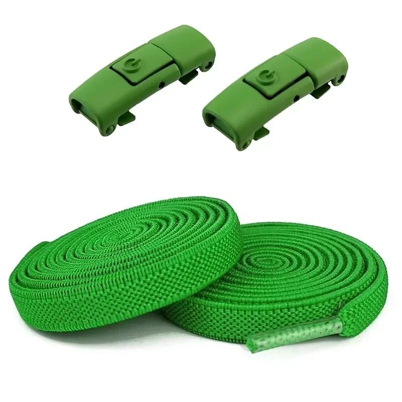 No-Tie Elastic Laces with Press Lock System
