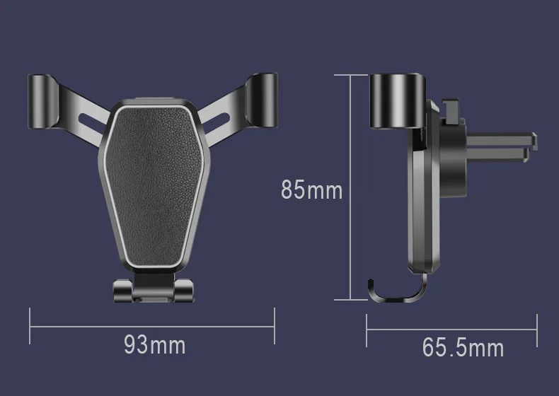 360 Degree Rotating Universal Car Phone Holder Anti Shake Mount
