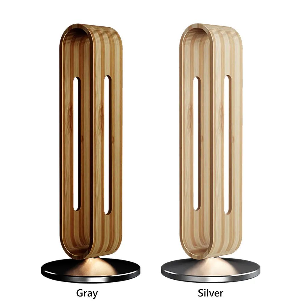 Bamboo Aluminum Headphone Stand