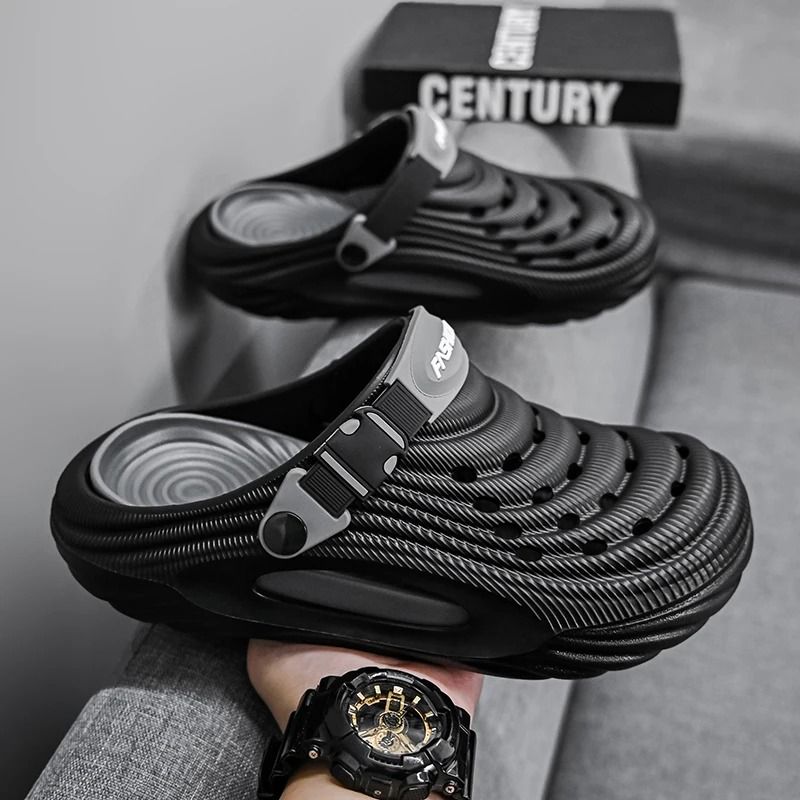 Unisex Summer Slippers Men Clogs Platform Women Beach Sandals Outdoor Casual Non-Slip Footwear