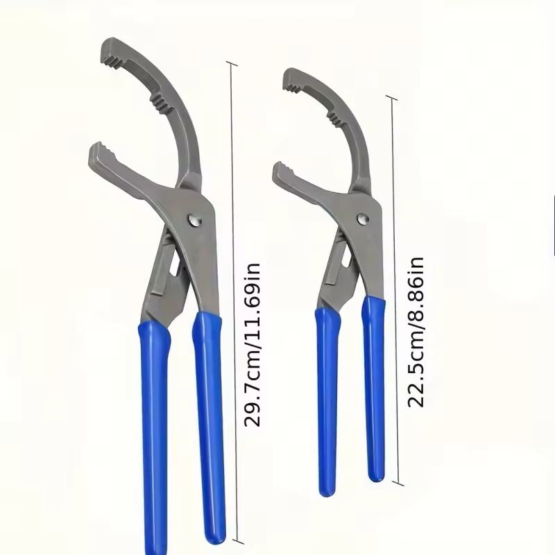 9-Inch Adjustable Oil Filter Pliers Non-Slip Clamp Wrench for Car, SUV & Truck Maintenance