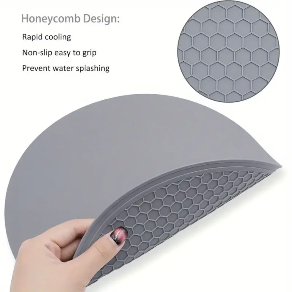 Premium Multi-Purpose Silicone Mat – Durable Kitchen Drying Mat & Heat-Resistant Trivet