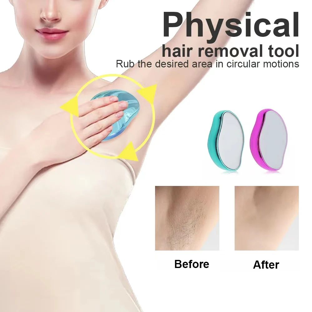Crystal Glow Reusable Hair Eraser for Painless Hair Removal