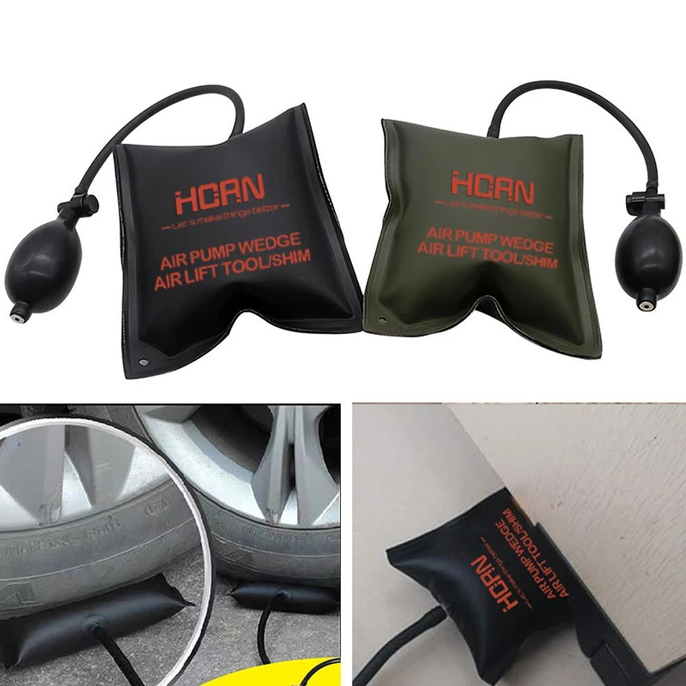 Inflatable Air Pump Wedge Tool 661 lb Load Door & Window Installation Alignment Airbag for Car & Home Repair