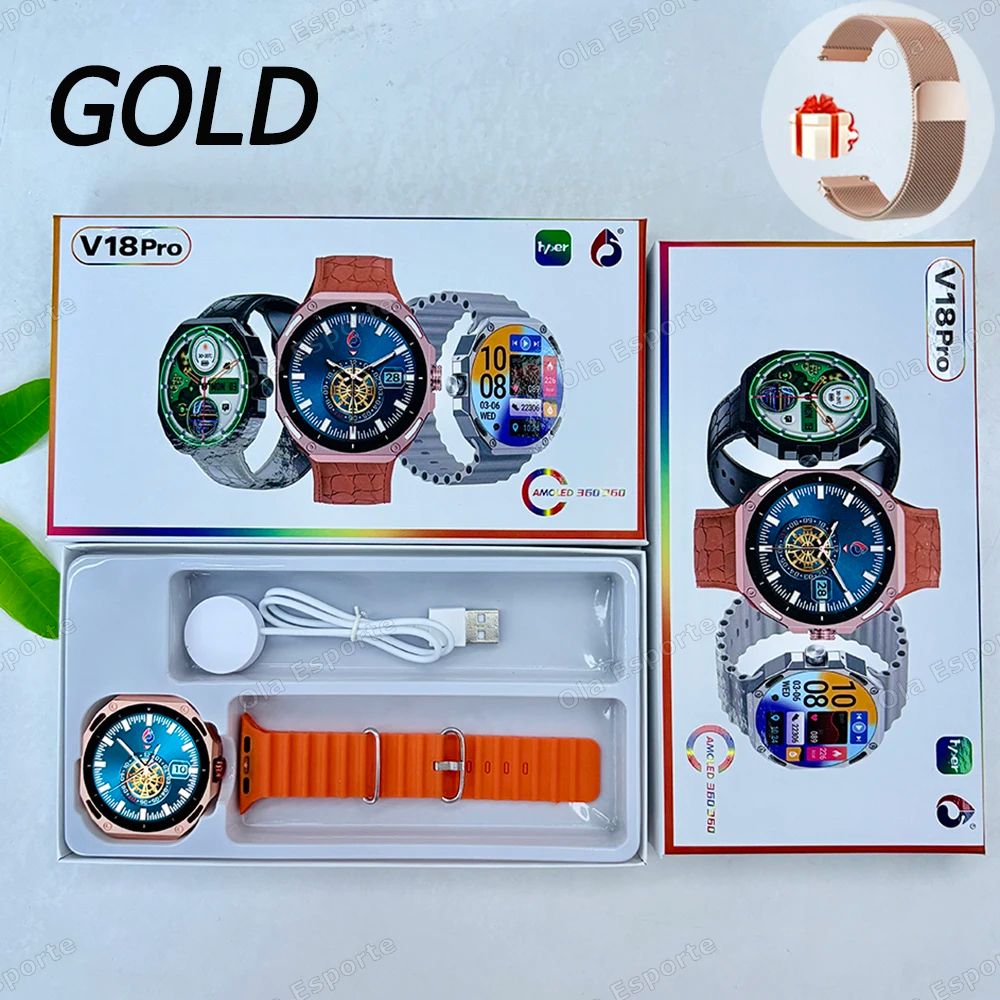 Smart Fitness Watch with AMOLED Display