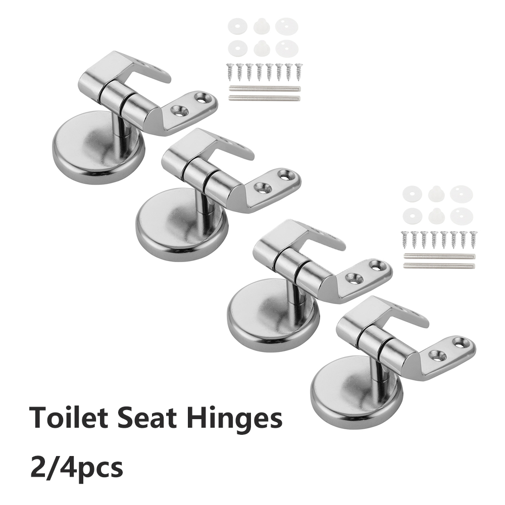 Toilet Seat Hinges Universal, Stainless Steel Replacement Seat Top Fix Hinge, Mounting Connector Parts