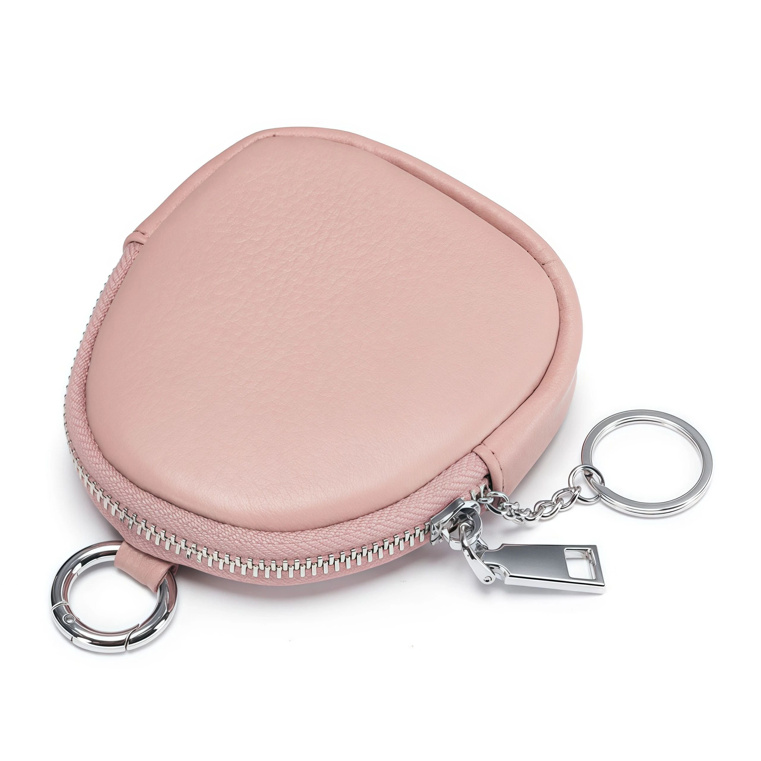 Leather RFID Keychain Wallet Pouch