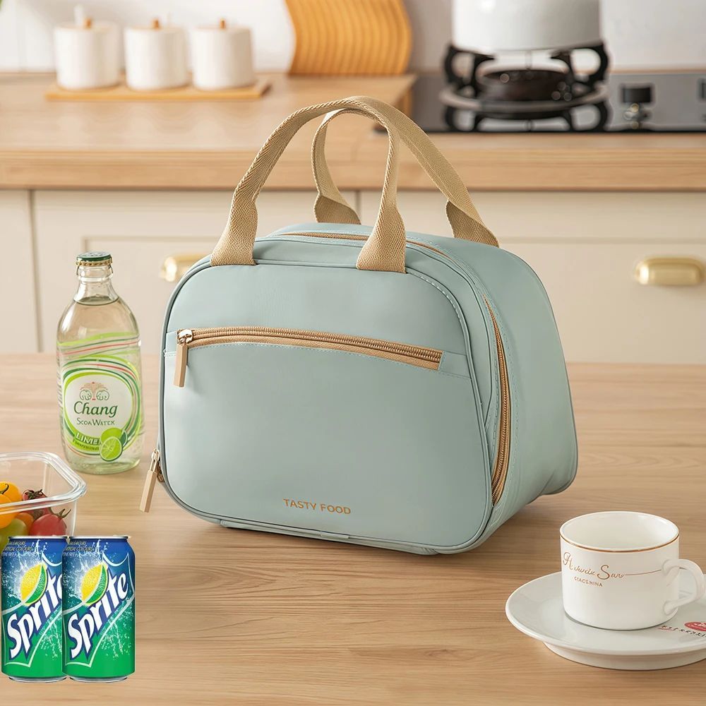 Insulated Lunch Box Tote Bag