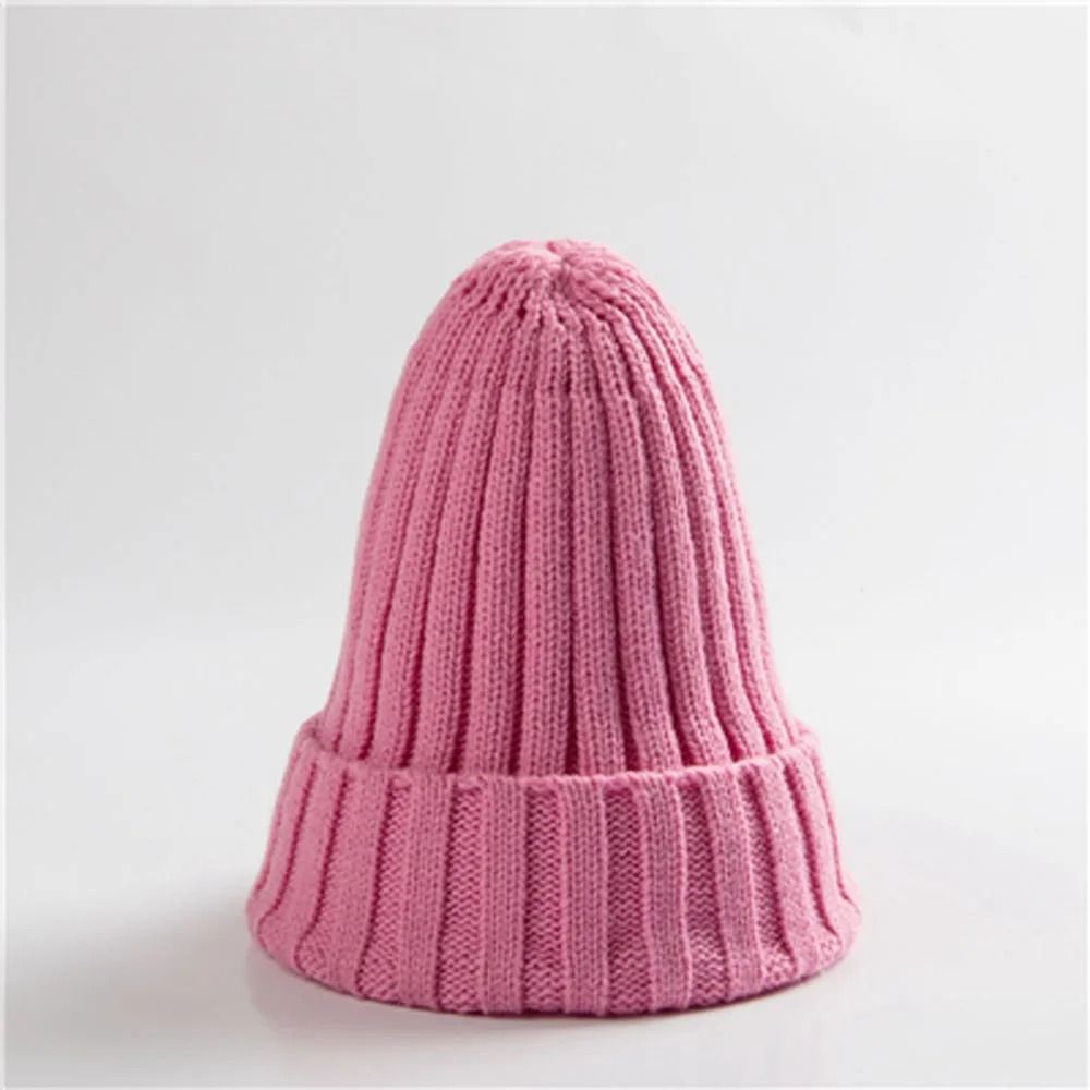 Knitted Woolen Hood For Men And Women With Ear Protection Warm Winter Hat