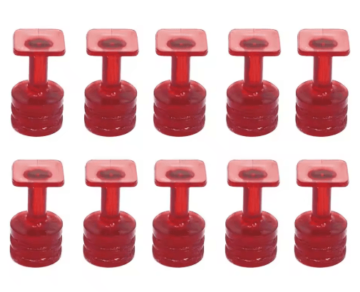 Car Dent Glue Pulling Tabs Set 10PCS Paintless Dent Repair Puller Tabs 7 to 12.9mm
