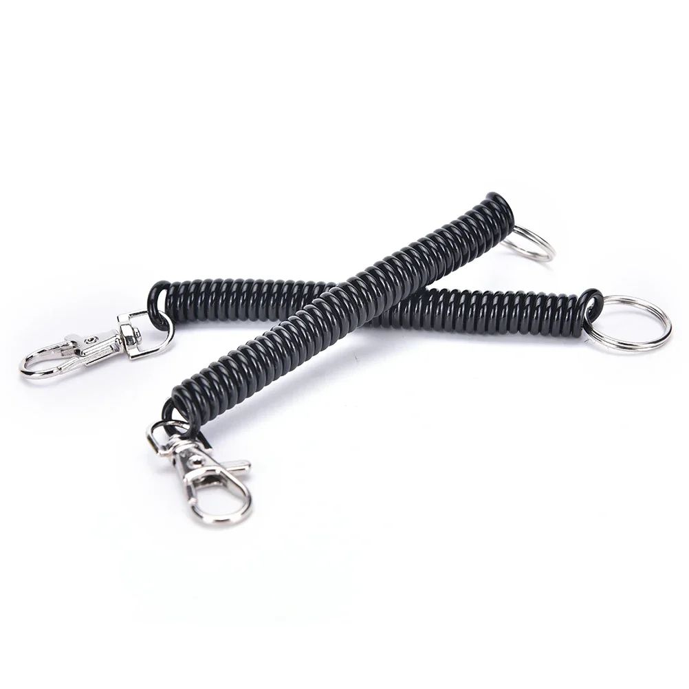 Retractable Coil Keychain Set