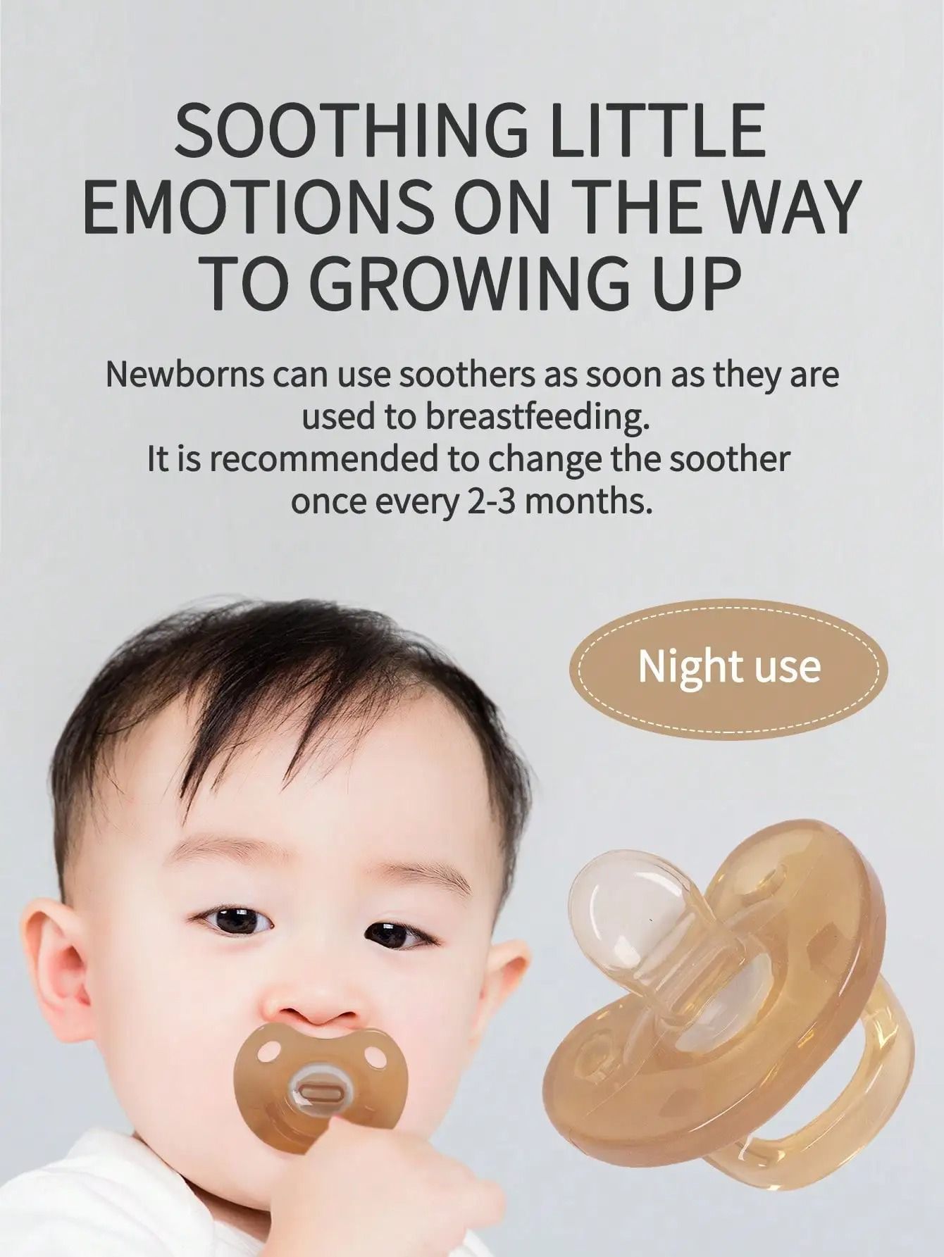 Ergonomic Silicone Pediatric Soothing Shield