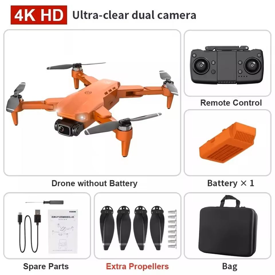 Foldable 4K 5G GPS Drone with Dual HD Camera and 1.2KM Range