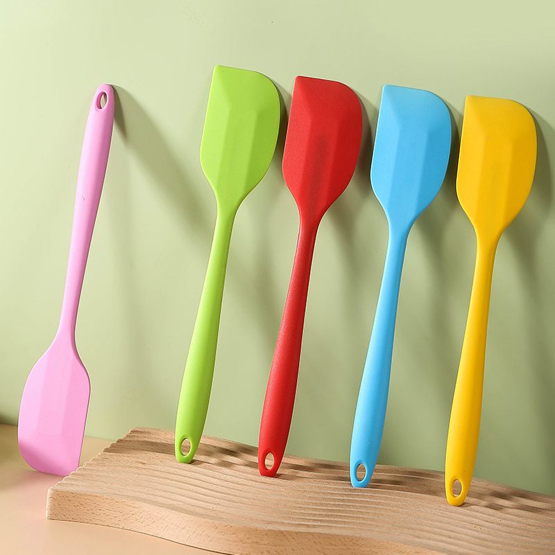 Heat Resistant Silicone Spoon Spatula for Baking Mixing and Scraping