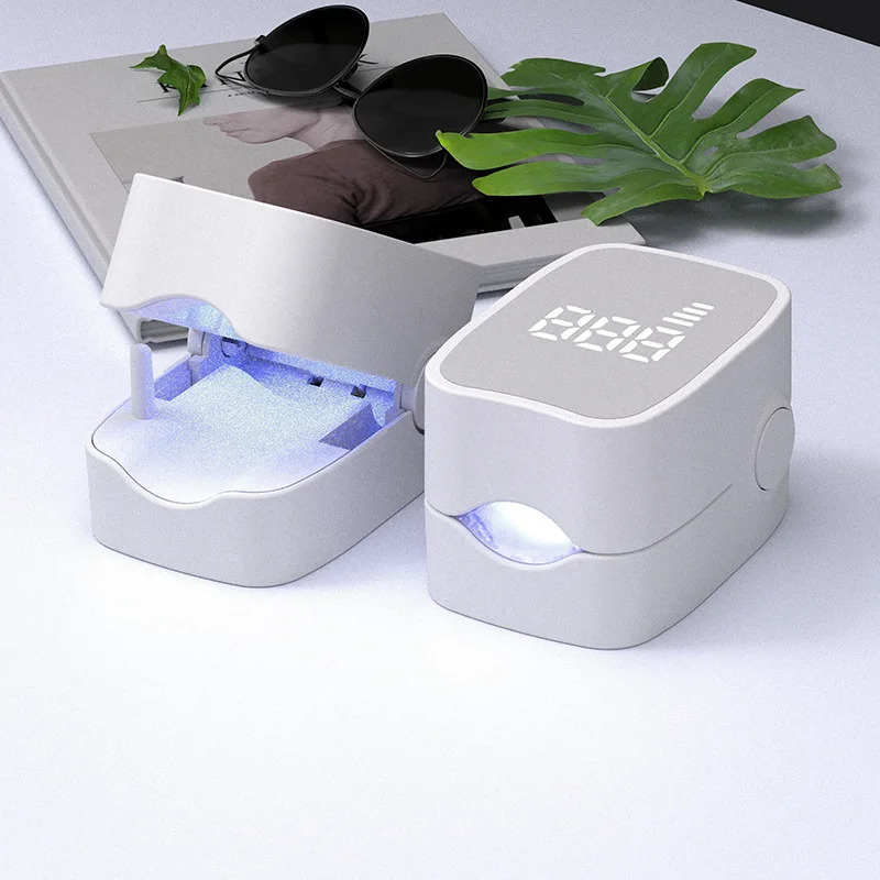 USB LED Nail Fungus Treatment Device Portable Infrared Blue Light Therapy for Toenail Care