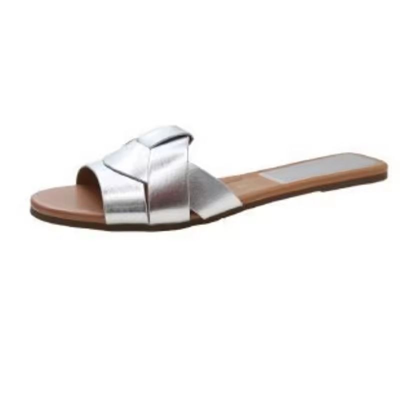 Women Flat Fish Mouth Sandals Casual Sexy Beach Slippers