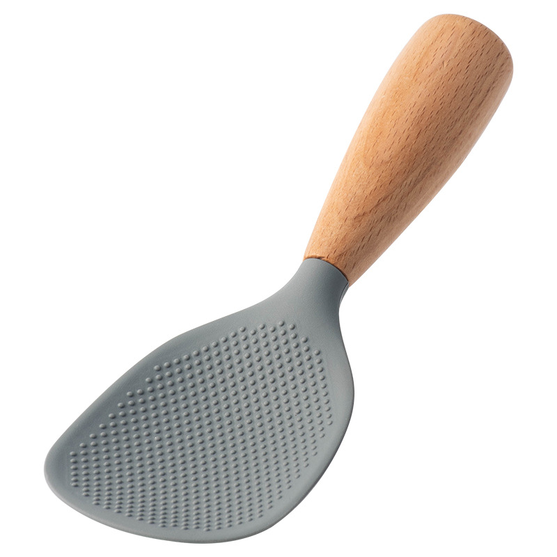 Durable Silicone Non-stick Cooking Spoon Anti-Scalding, High-Temperature-Resistant Kitchen Gadget