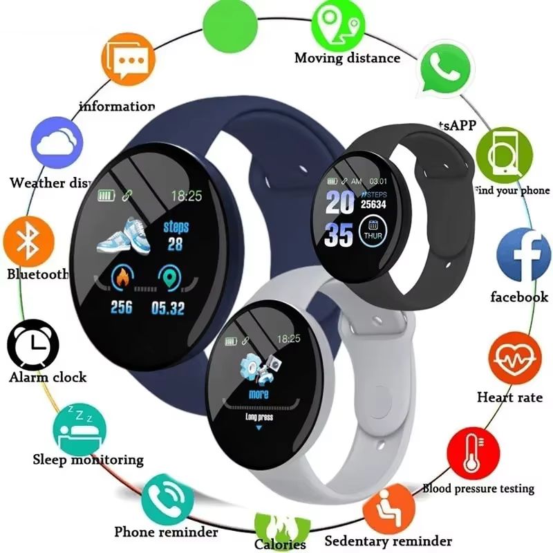 Xiaomi D18 Smartwatch with Color Display and Multi-Sport Fitness Tracking